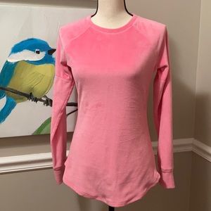Cuddl Duds pink top, S